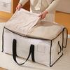 Large Capacity Storage Bag Clothes Blankets Closet Organizer Moving Tote Bag Zipper Durable Handbag Luggage Pack