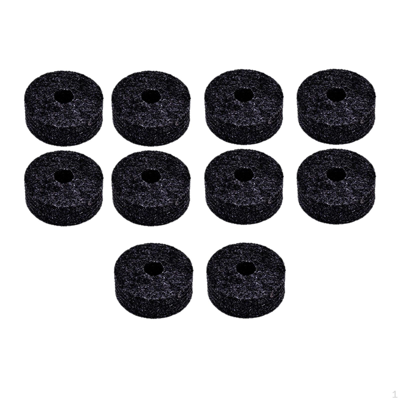 

10 шт. подставка для тарелок, сменные аксессуары для барабанной установки чёрный