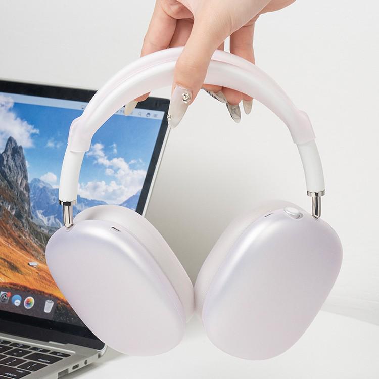 Полупрозрачный силиконовый защитный чехол для Apple AirPods Max - Набор из четырех накладок на амбушюры Translucent Green Set