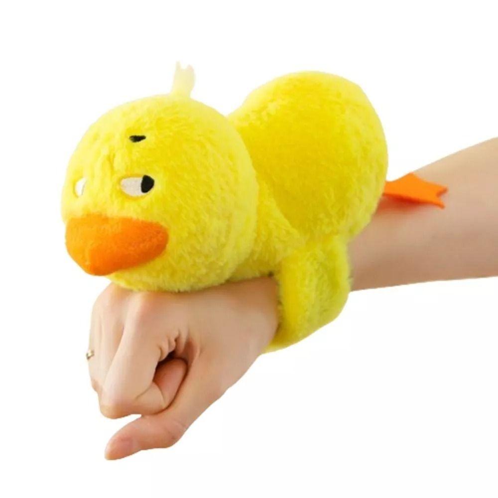 New Capybara Plush Doll Slap Bracelet Monkey Interactive Toy Plush Wrist Band Home Decor Gift Animal Slap Bracelets