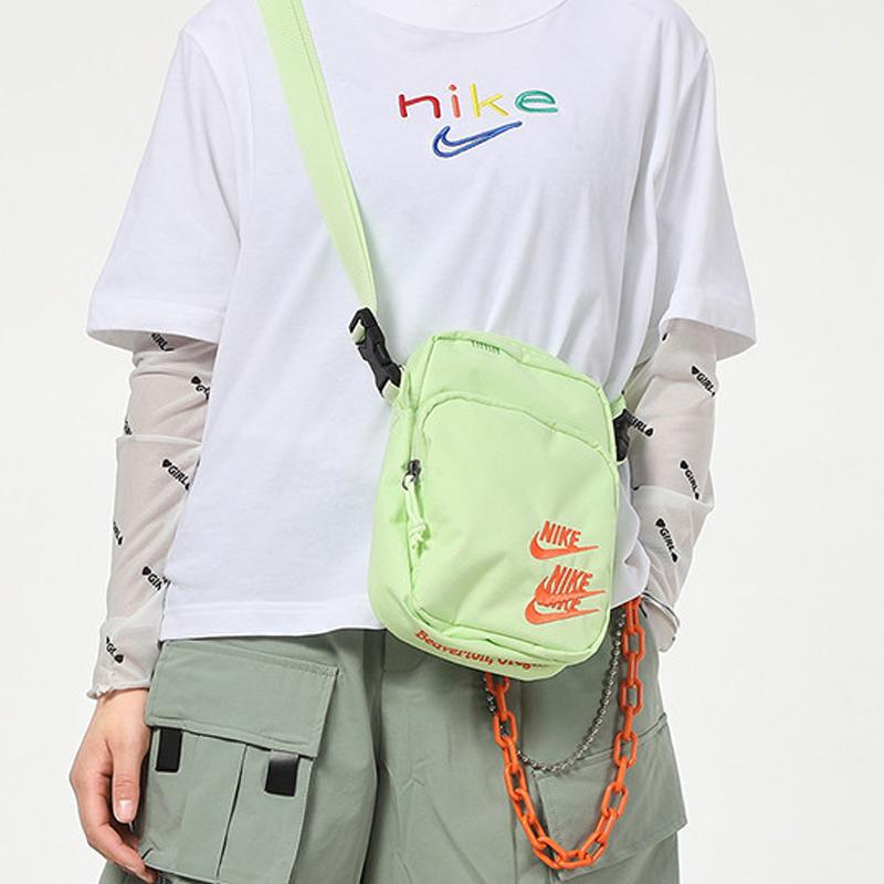 Nike Fabric Shoulder Bag Unisex Light Lime Casual DH3080-383