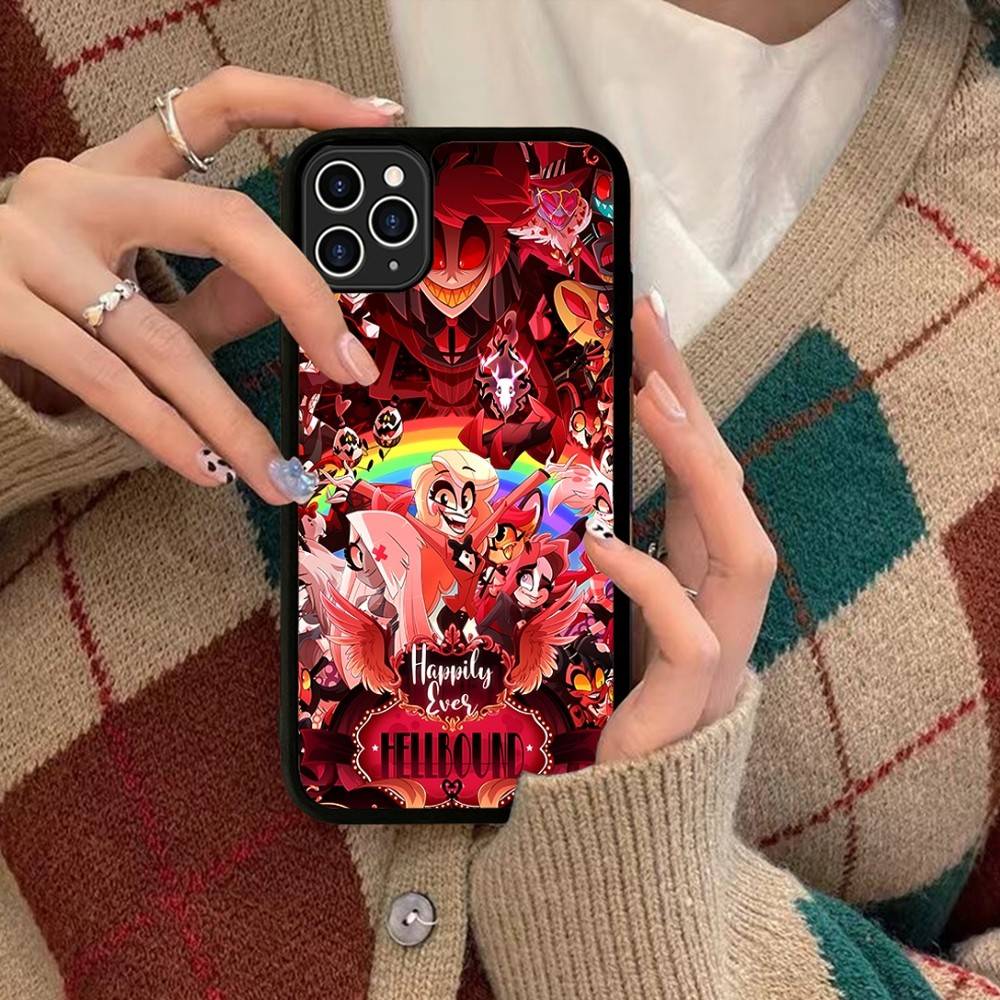

Cartoon H-Helluva Boss PC+TPU Protective Phone Case For IPhone 17 16 Pro Max 15 Plus 14 13 12 11 Cover iPhone 17 Pro