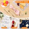 25Pcs Pearl Style Napkin Ring Easy Cleaning Delicate Dinner Serviette Buckle Set for Anniversary Birthday Wedding