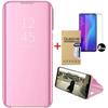 Flip Case Cover - MISSTARS® - Galaxy A41 - Mirror Effect - Pink - Semi-rigid