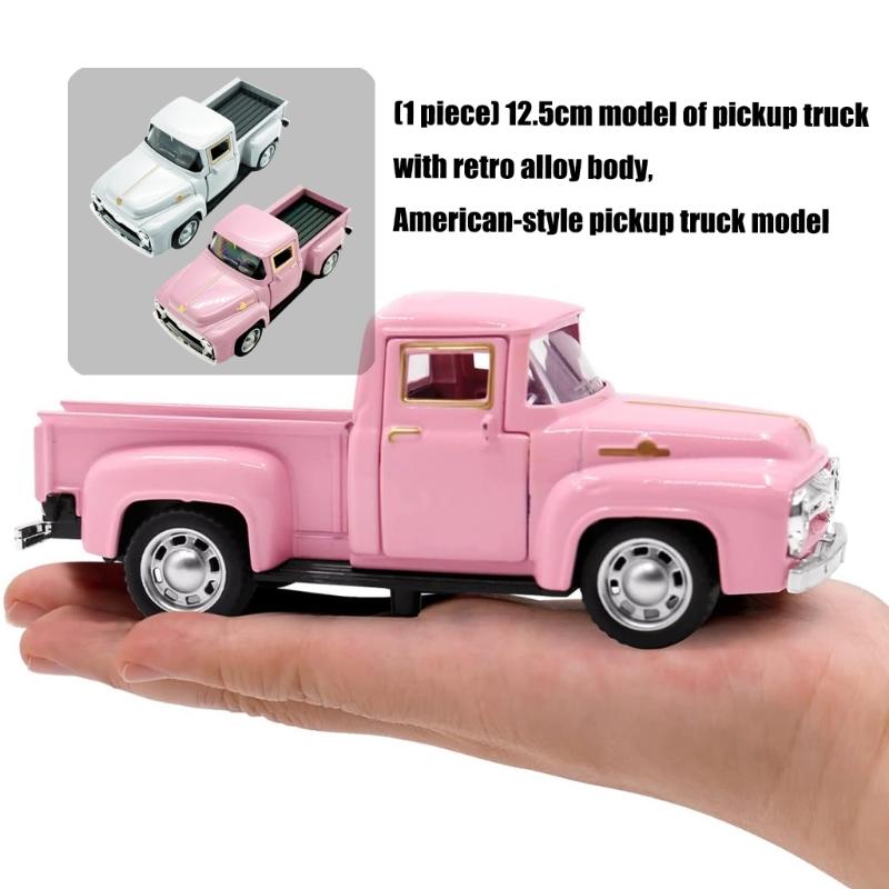 Easter Truck Decors with Eggs Table Decors Easter Farm Pickup Truck Decors