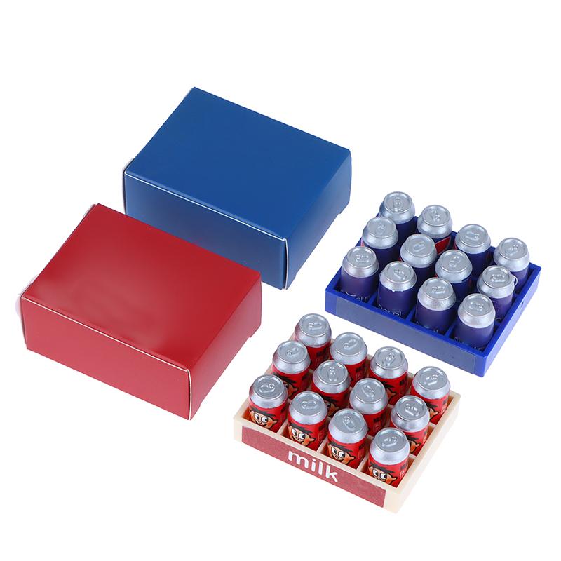 

1:12 кукольных коробок для напитков, набор, модель, мини-супермаркет, игрушка для напитков, декор кукольного домика