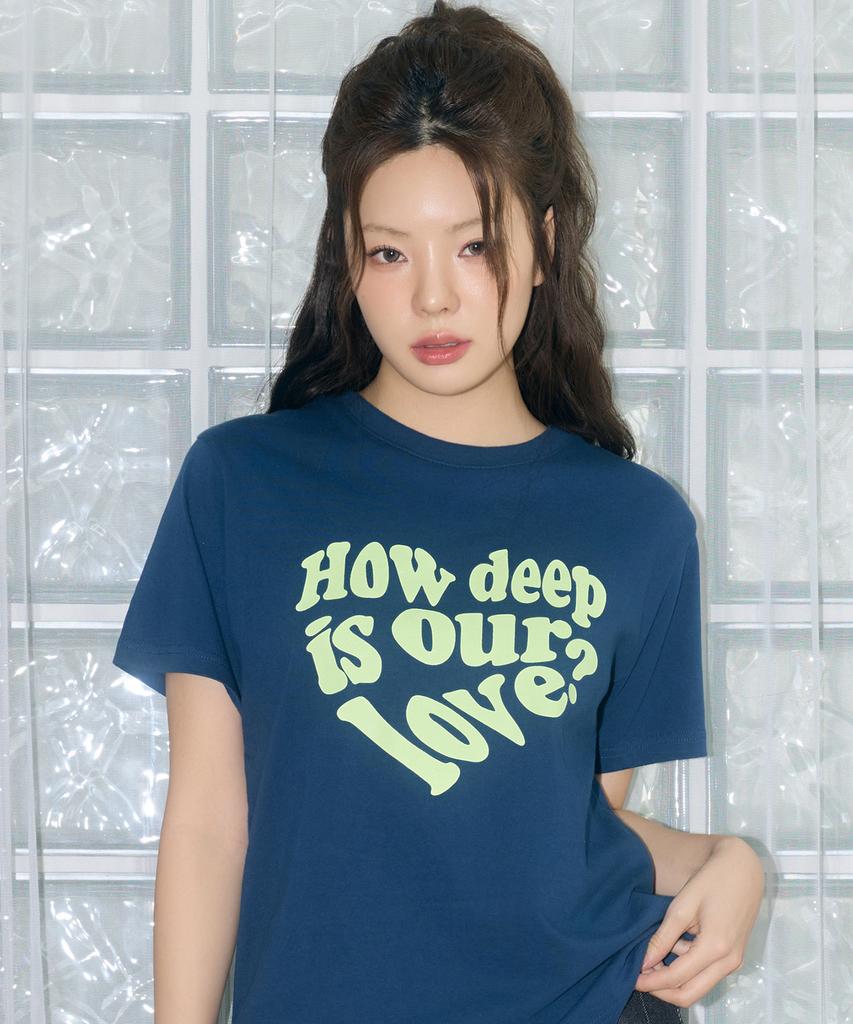 LUVISTRUE Dn Luv Tee(Navy)