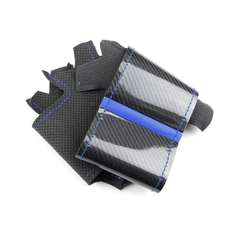 Auto Lenkrad Abdeckung Wildleder Leder Trim Für Mercedes Benz A45 E63 AMG GT C190 R190 W177 W205 W213 X253 GLE 53 W167 S 65 W222