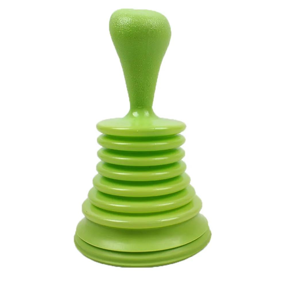 

Fashion Real Drain Cleaners Wholesale Household Powerful Sink Pipe Pipeline Dredge Suction Cup Toilet Plungers зелений