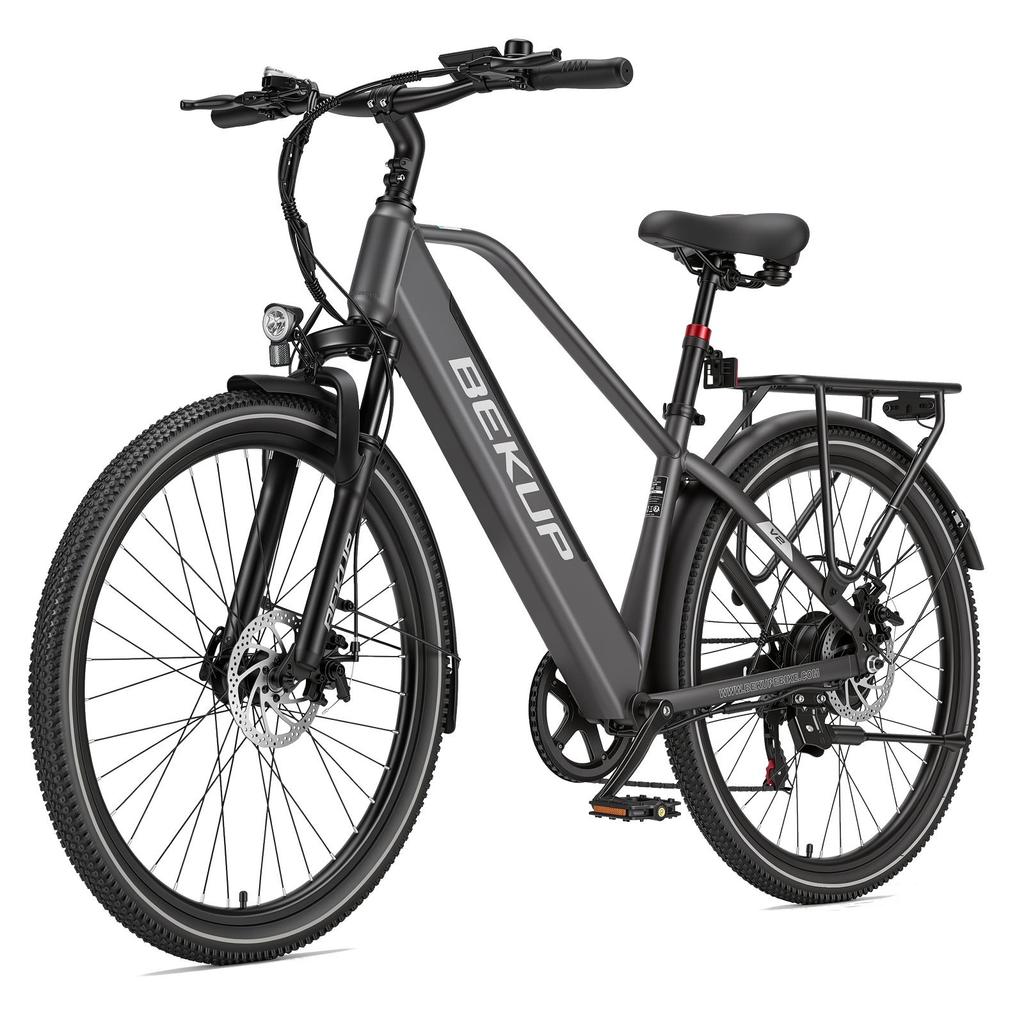 Bici Elettrica da Città BEKUP V2 Velocità Massima Assistita 25 km/h Autonomia Assistita sui Pedali 75 km Potenza Nominale Motore 250W Carico Massimo 125 kg