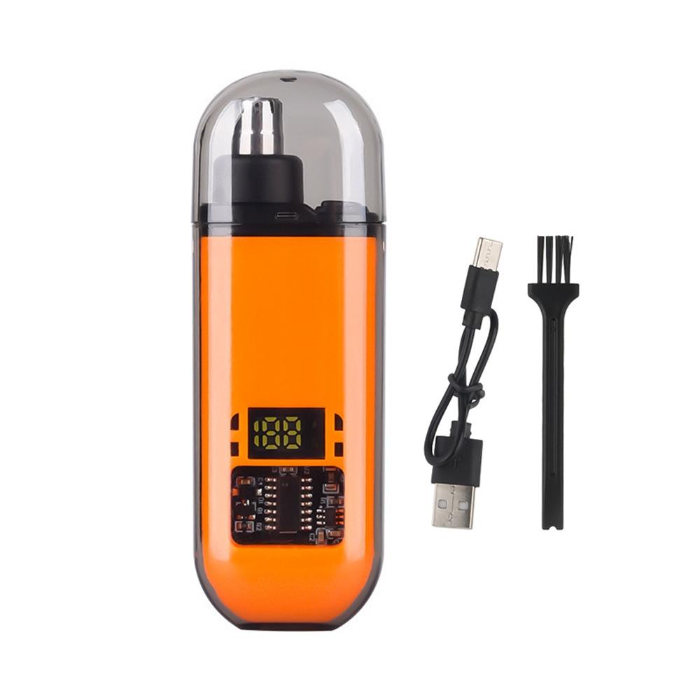 

Безболезненный триммер для бровей Мини-устройство для удаления волос в носу Уход за носом и лицом Электрический триммер для удаления волос в носу Путешествия оранжевый