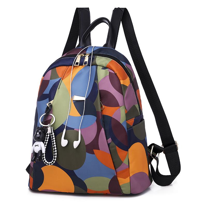 Women's Trendy 2025 Oxford Canvas Backpack - Large Capacity Travel Bag