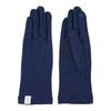 GlovesDEPO Washable Cotton Short Gloves for Navy 100% Five-Finger Women,