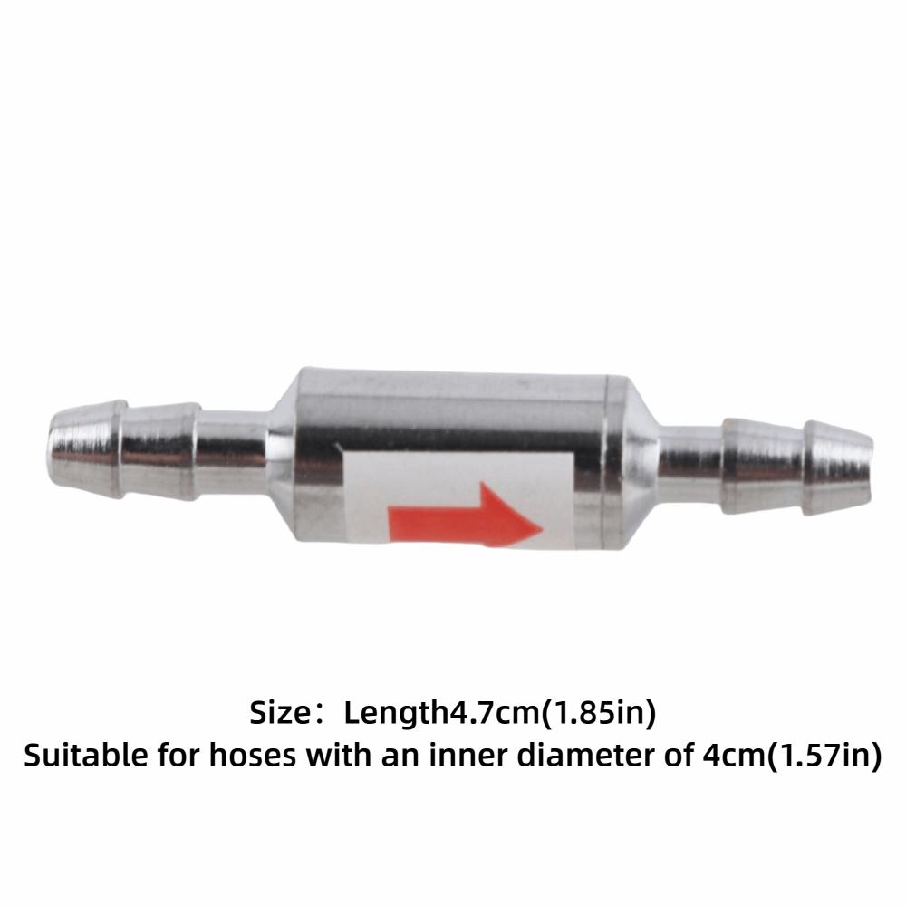 5PCS Set Durable Proof Check Valve Stainless Steel 1 Way Check Valve CO2 Check Valve  Aquarium