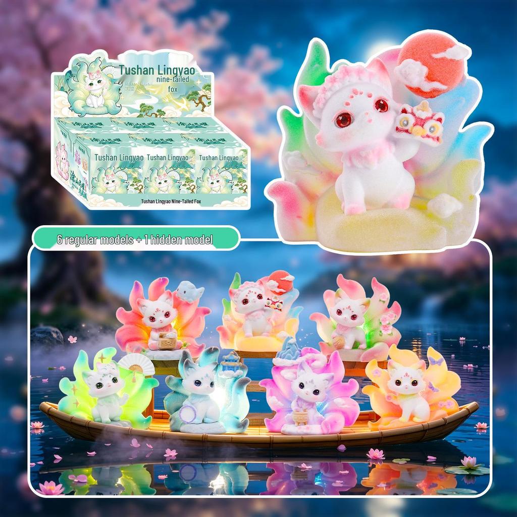 Guochao Hanfu Girl Figurine: Spring Breeze Blind Box Collectible – Dreamy Decor & Gift
