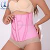 YUANFENG Custom Private Label Double Compression Adjustable Zipper Tummy Wrap Steel Bone Abdomen Corset Waist Trainer Shaper
