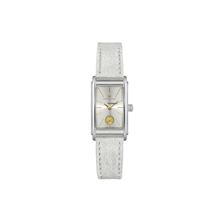 

Hamilton Classic Series Quartz Movement 30M Water Resistant Watch 27Mm Silver Dial Stainless Steel Case Leather Strap Women watches H11221850 Regular Watch Box,White Dial
