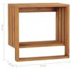 VidaXL Porte-serviette mural 35x20x35 cm Bois de teck solide