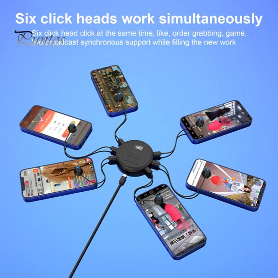 Screen Clicker Mute Automatic Adjustable Digital Display Sensitive Clicking Universal Point Grabber Device Phone Auto Connection for Game