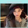 Feminine Beret White Hat With Cute Bowknot Design For Women Perfect For Autumn And Winter