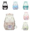 Large Capacity Cartoon Backpack Student Backpack Womens Leisure Use Educational