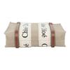 Chloe Woody Logo Print Canvas And Leather Tote Bag Women Tote Bags Off-White CHC22-AS397I26-90U