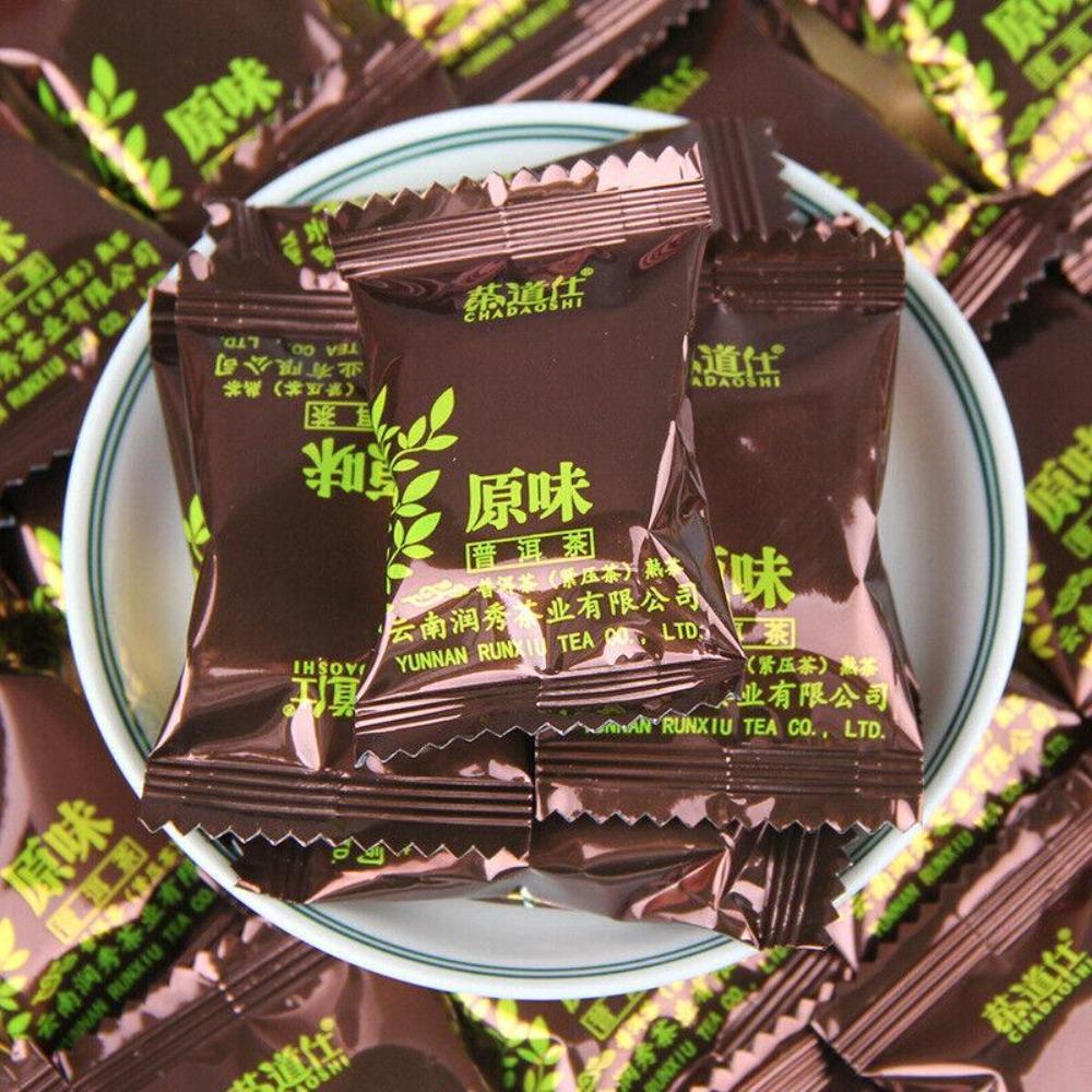 Torta di Tè Fritto Pu Erh Premium 500g Involucro Originale Caramella