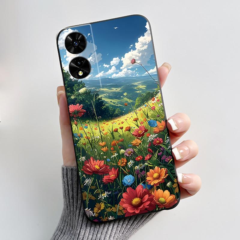 

Casing For TCL 505 T509K T5094 Aesthetic Luxury Cute Cool Boys Girls Pattern Soft silicone Phone Case Back Cover Black Shell TCL 505