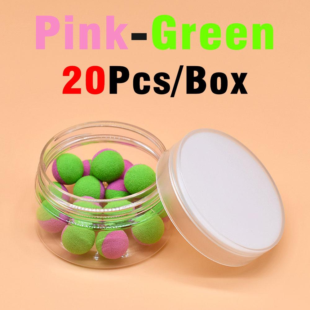 20Pcs/Box Carp Fishing Lures Pop up Boilies Baits Foam Ball Ronnie Rig Method Fishing Lures Hair Rig for Carp Fishing