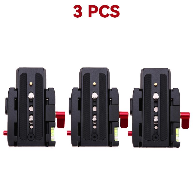 For Manfrotto Plate Clamp Slide-in Quick Release Plate With Clamp Base For Manfrotto 577/ 501/ 504/ 701 HDV Camera Cage Tripod