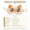 Contoured Cat Eye Sleeping Mask Ice Silk Eye Cover New 3D Sleep Mask  Travel