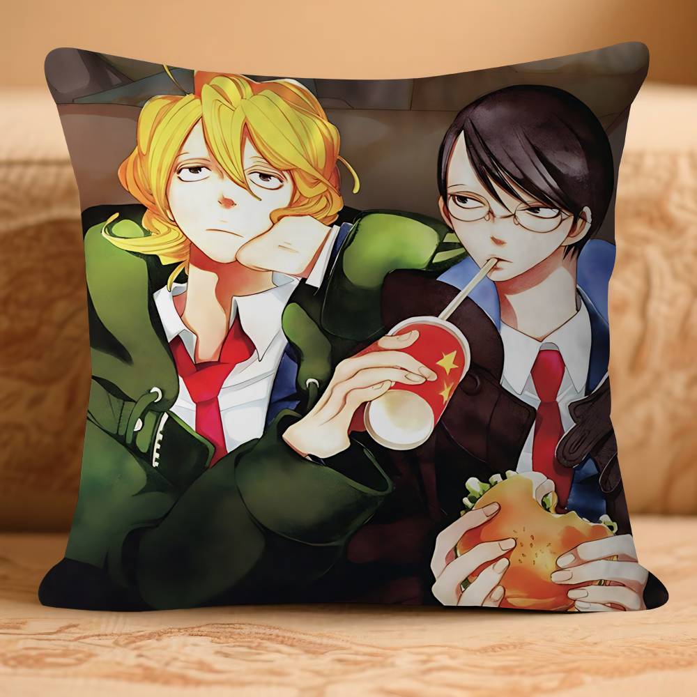 Кусакабэ МУЛЬТФИЛЬМ HikariS Наволочка Съемная Моющаяся Наволочка – Всесезонный Мягкий Лен 16x16Inch