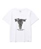 Kimseupeulesikoteunmakes (Unisex) Popcorn Flower Tee White