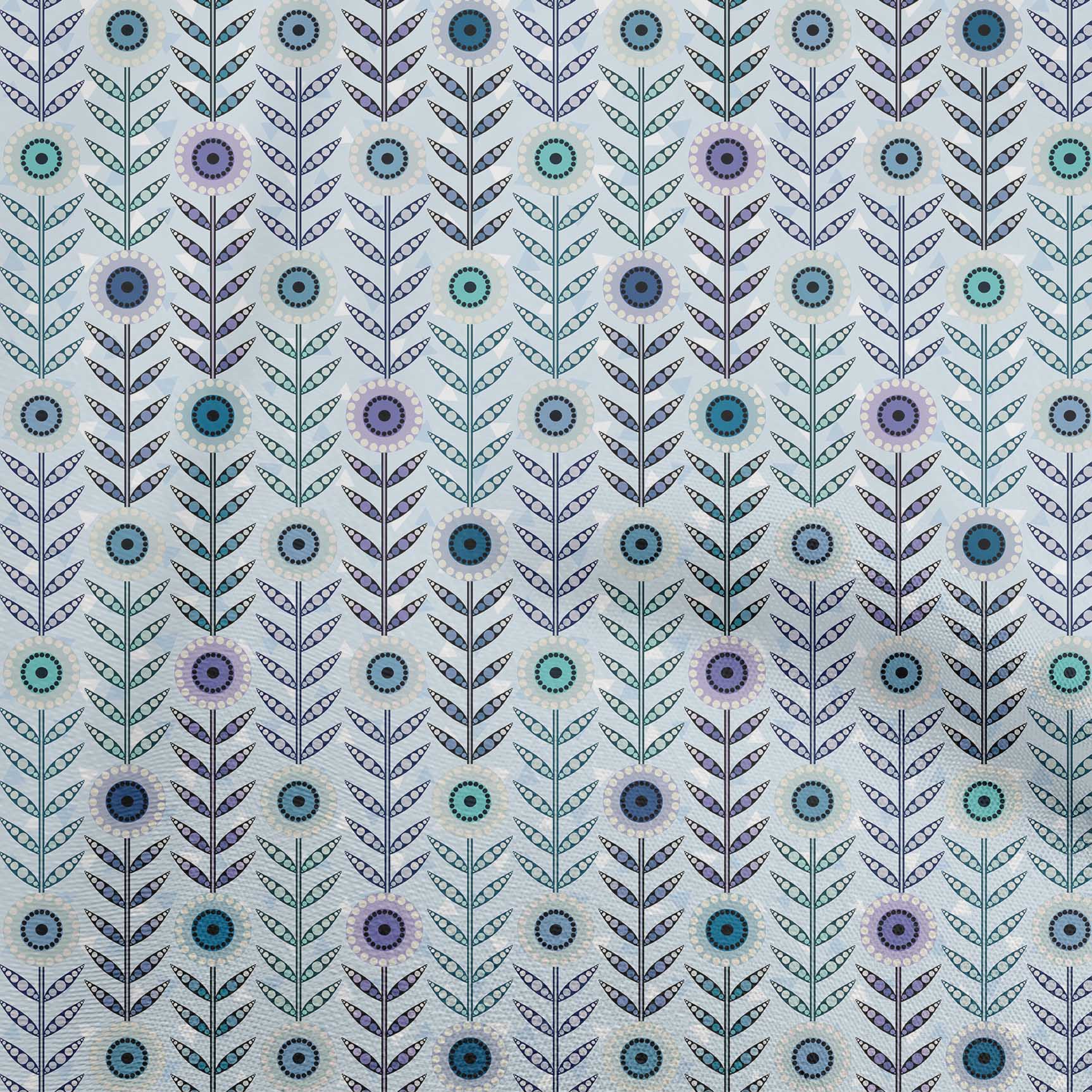 

oneOone Бавовна Флекс Сіра Тканина У Цяточку Квітковий Швейний Матеріал Принтована Тканина На Метр 40 Дюймів 42 Inch Wide - Viscose Chiffon світло-синій колір