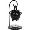 Spirit of Equinox Hanging Cauldron Pagan Oil Burner Witches Witchcraft Home Decor Black Wax Warmer Aroma Diffuser Candle Tealight