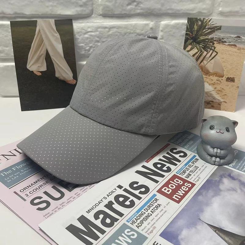 Gorra de Béisbol Unisex de Verano de Secado Rápido y Protección Solar para Cabezas Grandes