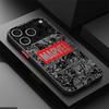 Back Phone Cover Case for iPhone 17 Pro Max 16 Plus XS XR 11 14 17e 12 13 Mini Air 15 7 8 SE Marvel Hero Logo