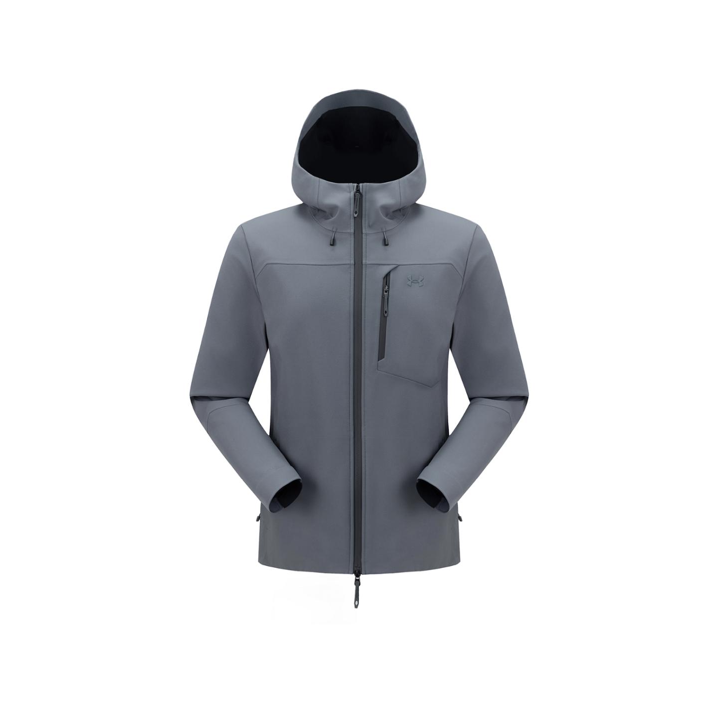 Under Armour Уличная Водоотталкивающая Дышащая Ветрозащитная Флисовая Повседневная Куртка Куртка Soft Shell Унисекс 15413253 XL
