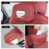 NRZV5 Leather Car Tissue Box Hanging Vehicle Napkin Boxs For Mercedes Benz AMG W203 W205 W206 W211 W220 W212 W201 W210 W108 W168 GLC