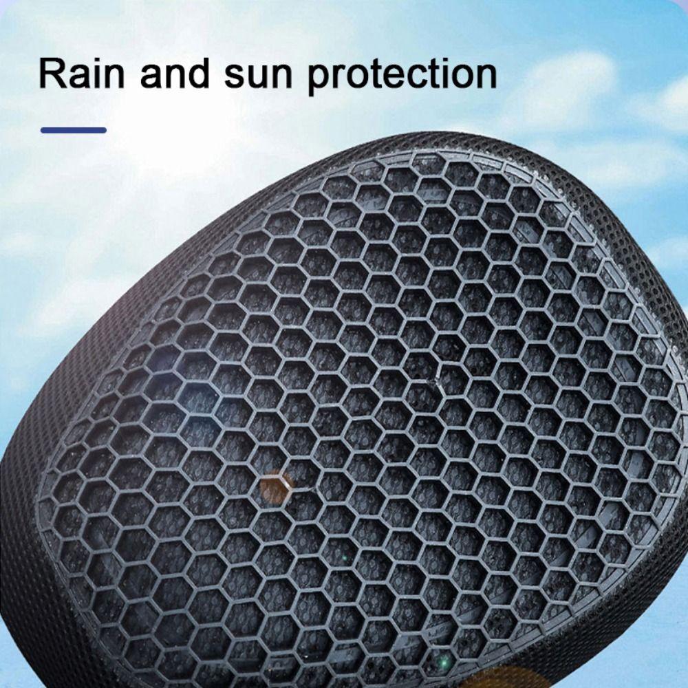 Elastic Gel Seat Cushion Breathable 3D Honeycomb Motorcycle Seat Cover  Unisex