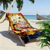 Son Goku Print Beach Towel, Large Soft Quick Dry Towel for Beach Camping Swimming