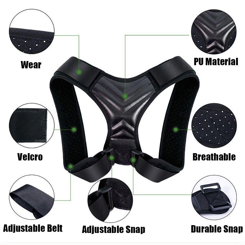 Correction Belt Shoulder Corset Shoulder Brace Adjustable Neck Brace Back Posture Corrector