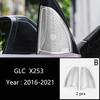 Car Interior Armrest Box Rear Air Vent Outlet Cover Trim Sticker for Mercedes Benz GLC C E Class W205 W213 X253 Auto Accessories