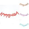 Happy Birthday Banner, Partygirlande, Hängegirlande, Dekoration aus Papierglitzer