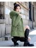 Removable Cap Cotton-padded Coat Women's Short Winter Thickened Big Fur Collar Jacket