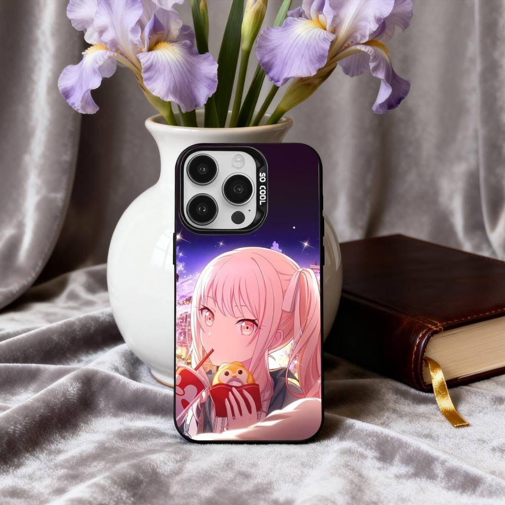 

P-Project S-SEKAI M-Mizuki A-Akiyama Чехол для телефона для iPhone17,16,15,14,13,12,11 Plus,Pro Max Черный Конфетный Посеребренный Чехол iPhone16promax