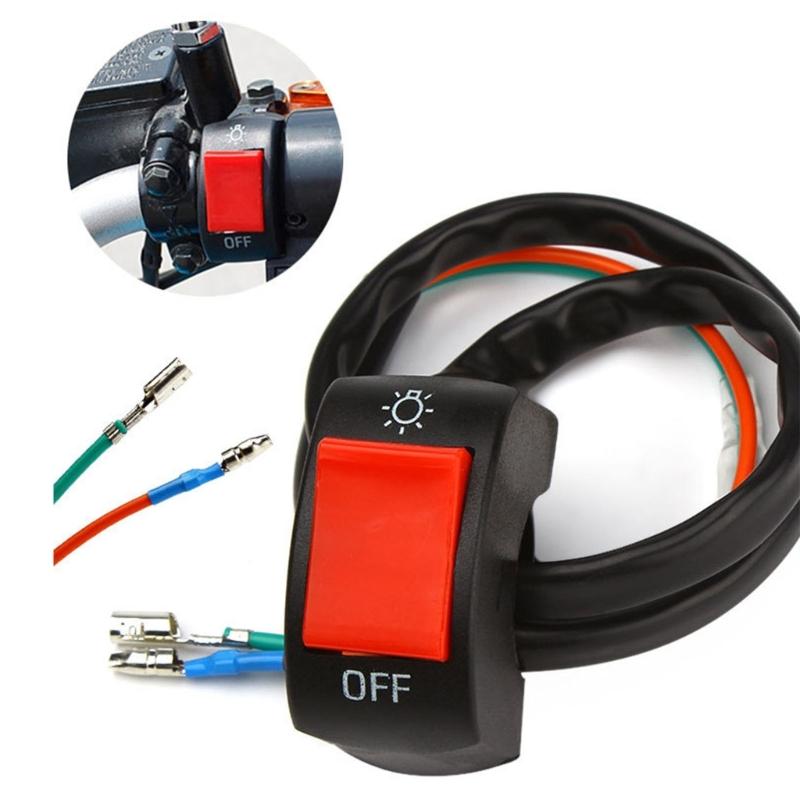Red Lighted Motorcycle Accessory Controllers Shock Resistant Motorcycle LED Light Adjustment For LED Lamp Spotlights