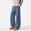 Men's Small Scimitar Jeans Men's Loose Wide-leg Pants Trendy New American Trousers Autumn Casual Pants