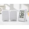 Compact Digital Temperature Humidity Monitor Wall Mountable Wireless Sensor With 24H Data Records And Low Battery Alerts