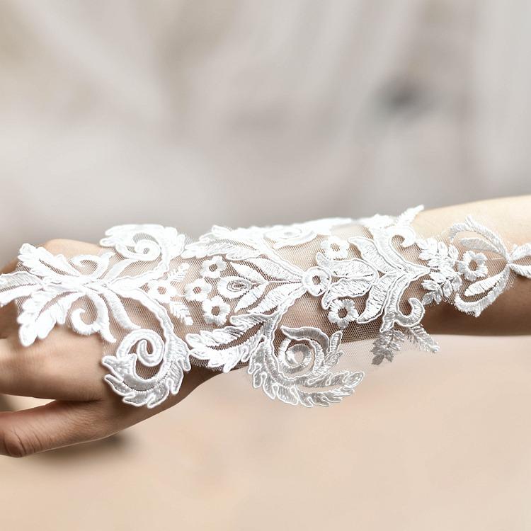 Wedding Dress Handmade Diy Flower Material Embroidered Lace